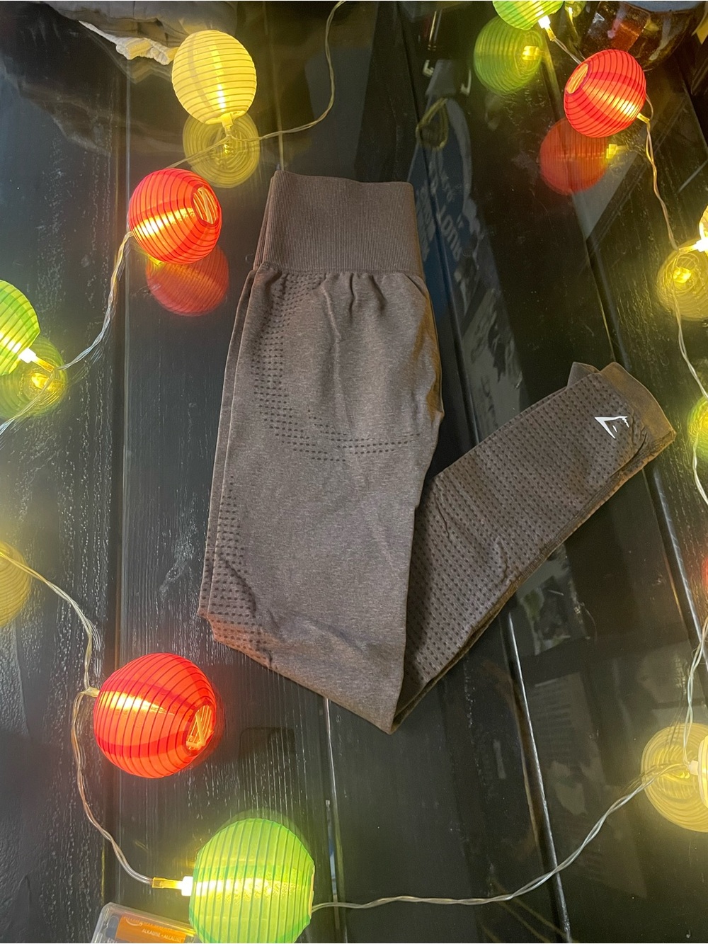 Gymshark Dark Charcoal Seamless High-Rise Leggings